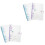4 Pcs Binder Notebook Shell Loose Leaf Scrapbook Office Accessory 3