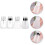 8 Pcs Empty Nail Polish Remover Pump Bottles For Manicure 8