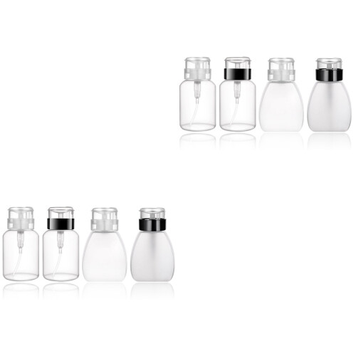 8 Pcs Empty Nail Polish Remover Pump Bottles For Manicure 2