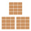 60 Pcs Retro Winding Storage Pouches Kraft Envelopes File Holders 10