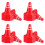 120 Pcs Mini Traffic Cones For Miniature Scene Accessories 1
