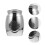 2 Pcs Urn Mini Urns For Ashes Animals Dad Gift Casket Silver 10