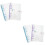 4 Pcs Binder Notebook Shell Loose Leaf Scrapbook Office Accessory 6