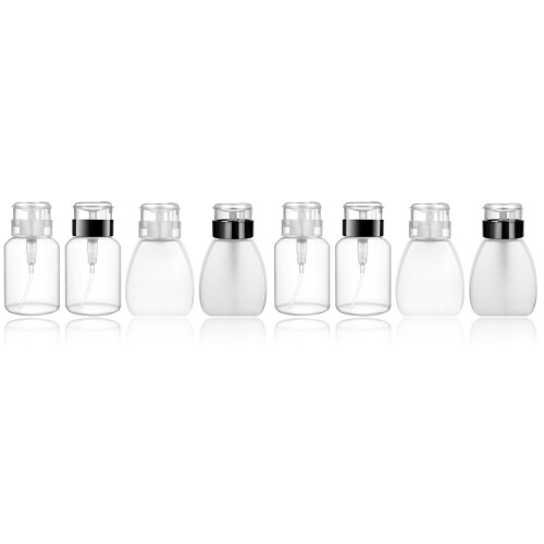 8 Pcs Empty Nail Polish Remover Pump Bottles For Manicure 1
