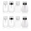 8 Pcs Empty Nail Polish Remover Pump Bottles For Manicure 5
