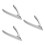 3 Pcs Stainless Steel Clamp Opener Rustproof Kitchen Tool 6