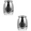 2 Pcs Urn Mini Urns For Ashes Animals Dad Gift Casket Silver 6
