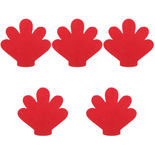 5Pcs -Finger Plush Cheer Prop for Sporting Event Decor 2
