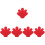 5Pcs -Finger Plush Cheer Prop for Sporting Event Decor 5