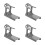 4Pcs Mini Exercise Model Multi-Color Plastic Gym Decor for Dollhouse 11