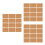 60 Pcs Retro Winding Storage Pouches Kraft Envelopes File Holders 5