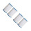 4Pcs White Sewing Thread for Clothes Pants Quilting and Craft Use 6