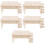 5Pcs Solid Wood Hamster Hideout Hideaway Play Rest House Light Yellow 9