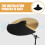 2Pcs Drum Cymbal Mute Pads Black Rubber Quiet Practice Accessories 8