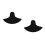 2Pcs Drum Cymbal Mute Pads Black Rubber Quiet Practice Accessories 9
