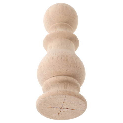 5Pz in Legno Grezzo Per E Ringhiera Beige, Decorativi