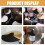 2Pcs Drum Cymbal Mute Pads Black Rubber Quiet Practice Accessories 6