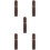 5pcs Needle Loader Ebony Household Wooden 10