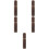 5pcs Needle Loader Ebony Household Wooden 9