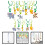 3Sets Jungle Animal Hanging Swirls Ceiling Decorations Assorted Colors 10