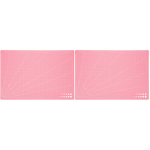 2Pcs Handicraft Reusable Cutting Mat For Paper Crafts Diy Projects 2