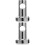 2Pz Staffa Doccia ABS Argento, Muro Per Soffione 6