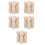 20 Stuks Onafgewerkte Peg Diy Craft Decor 7