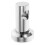 2Pz Staffa Doccia ABS Argento, Muro Per Soffione 3