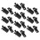 20Sets Black Push Button Bin Lid Replacement Latches for Garbage Bins 2