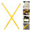 2Pairs Lightweight Yellow Nylon Drumsticks Versatile Drum Accessories 10
