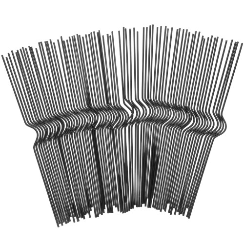 200Pcs Black Iron Calendar Binder Hanging Hooks for Wall & Table Use 2