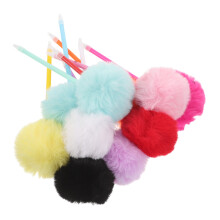 Pennarelli Creativi Con Pom Pom Peluche Morbidi Kawaii 10 Pezzi
