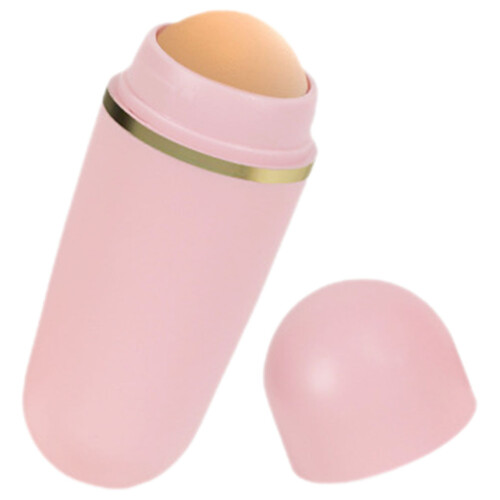 10Pz Roller Assorbente Olio Viso in Pietra E ABS Rosa 1