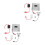 2Sets Automatischer Sensor Spülventil Set Robust Mehrfarbig 9