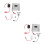 2Sets Automatischer Sensor Spülventil Set Robust Mehrfarbig 10