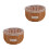 2Ud Cesta Macetero Khaki Para Plantas Indoor Con Textura Duradera 9