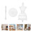 30Ud Mini Mannequin Creativo Para Ropa Y Accesorios Con Soporte 11
