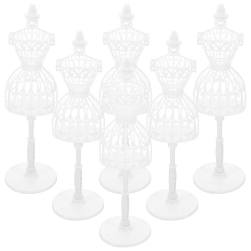 30Ud Mini Mannequin Creativo Para Ropa Y Accesorios Con Soporte 1