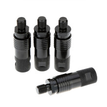 2Ud Conector Pesca Negro Metal Estable Durable Para Señuelos