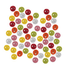 100Ud Botones Decorativos Para Muñecas Colores Variados Y Alta Calidad