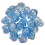 Versatile Sturdy Acrylic Beads Portable Accessory for-Blue 1