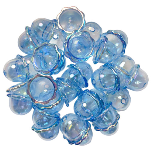 Versatile Sturdy Acrylic Beads Portable Accessory for-Blue