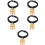 5Ud Collar Perro Con Sonora Y Dorado Decorativo 9