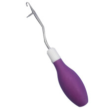 1Pièces Outil Enfilage Silicone Métal Violet