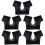 5Ud Antisudor Lavable Mujer Negro Nylon Para Deporte 8