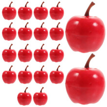 60 Unidades Mini Manzanas Realistas Adorno Decorativa
