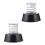 6Ud Base De Con Resorte Negro Para Decoración DIY 1
