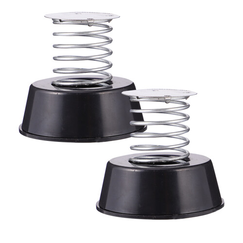 6Ud Base De Con Resorte Negro Para Decoración DIY 1