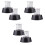 6Ud Base De Con Resorte Negro Para Decoración DIY 7