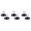 6Ud Base De Con Resorte Negro Para Decoración DIY 8
